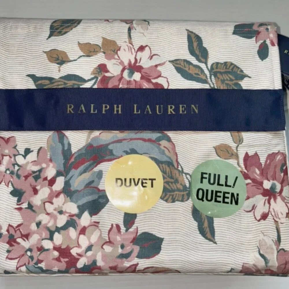 NEW $500 Ralph Lauren Tilley Duvet Cover! Queen or King  Beautiful Floral